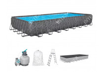 56422 Каркасный бассейн круглый  BestWay, 427х100см, фильтр-насос картр 2006 л/ч (56647)