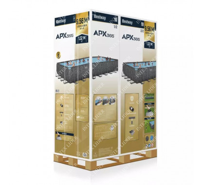 Каркасный прямоугольный бассейн APX-365 Bestway, 956х488х132см (561KJ)