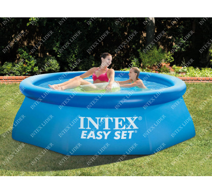 28108 Intex Надувной бассейн 244х61 см + фильтр-насос